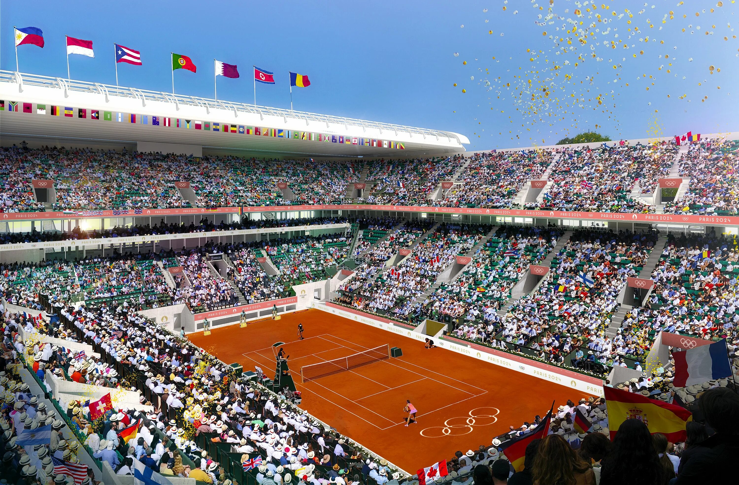 Roland GARROS Stadium. Tennis Stadium. Корт имени Филиппа Шатрие. Баскетбольный стадион Париж Олимпийские игры. Теннисная сетка дубай 2024