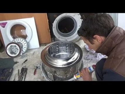 Замена подшипника стирального lg