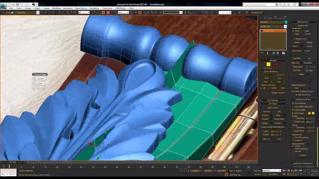 Моделирование 3д Макс для ЧПУ. 3d Max производство. Видеоуроки в 3d Max. Создание модели ног 3ds. Изготовление 3 моделей