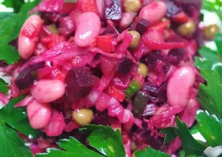 Винегрет без моркови и капусты