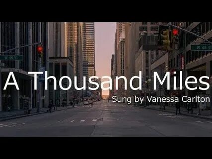 A thousand miles текст