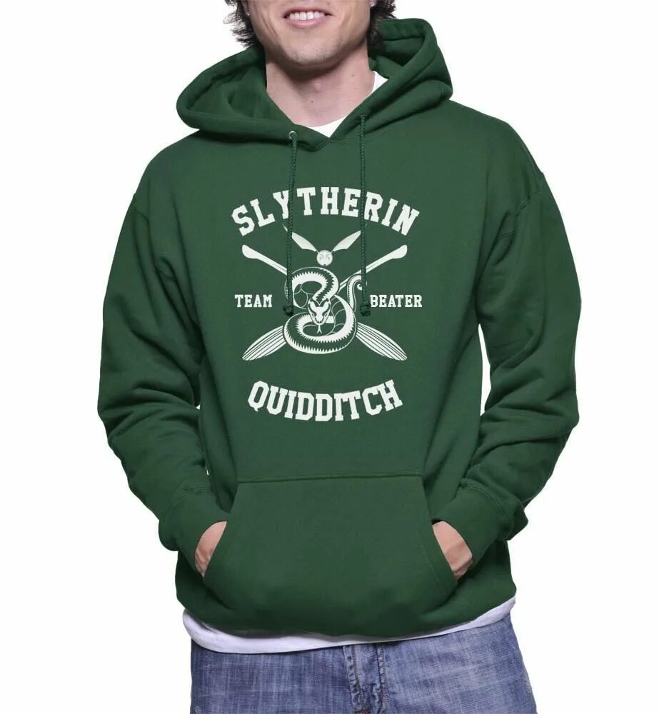 Кофта команды. Худи Slytherin. Кофта Слизерин.