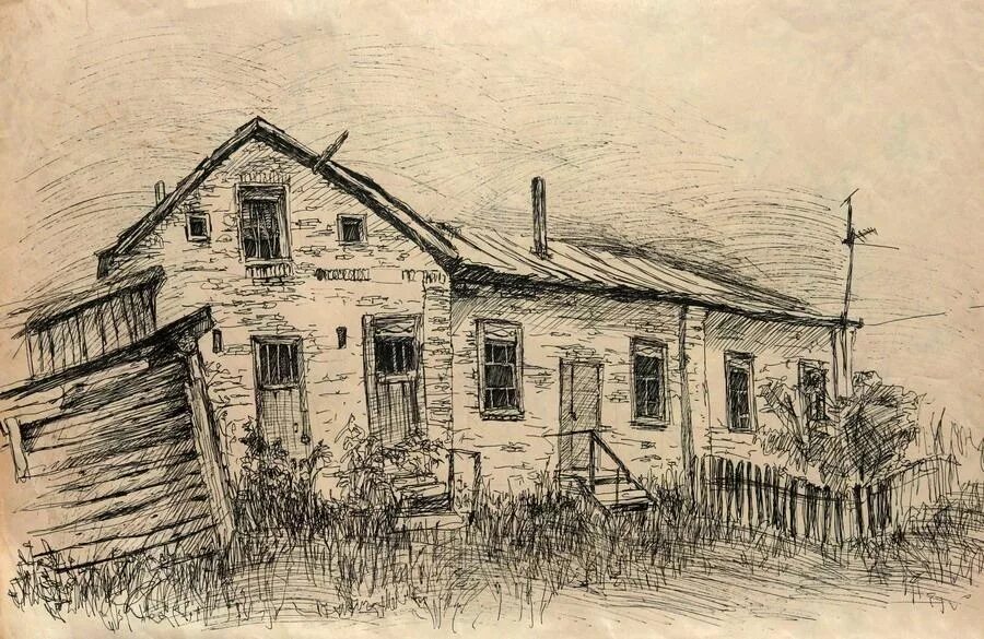 старые дома графика. дом карандашом. старый дом скетч. старые дома графика. иллюстрация старинных зданий.