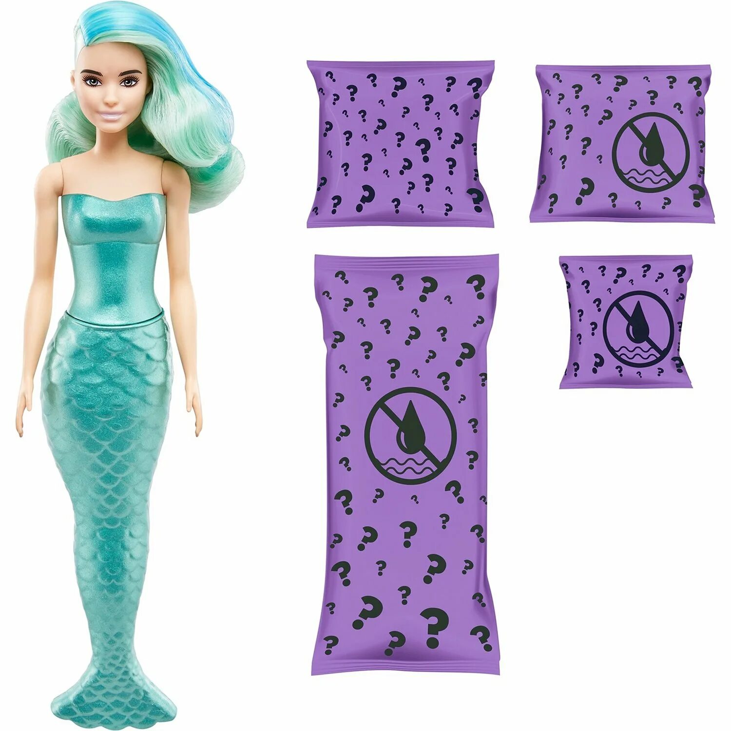 Кукла которая в воде. Barbie color reveal русалка. кукла барби mermaid color reveal. кукла-сюрприз barbie color reveal (волна 4), gtp43. кукла barbie color reveal.