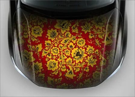 Наклейки хохлома