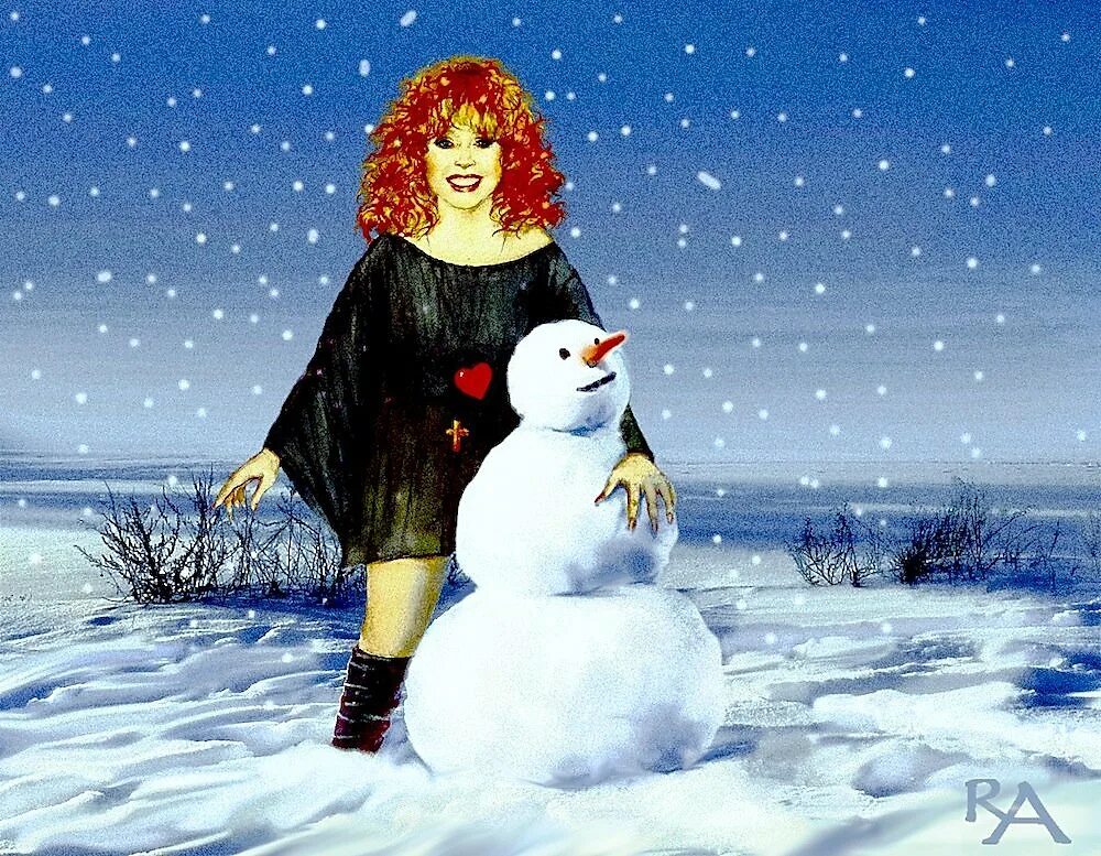 ранняя весна капель. деревня зимой метель. алла пугачева снег падает на всех. снегирь девочка. алиса лунина нас повенчали снежинки.