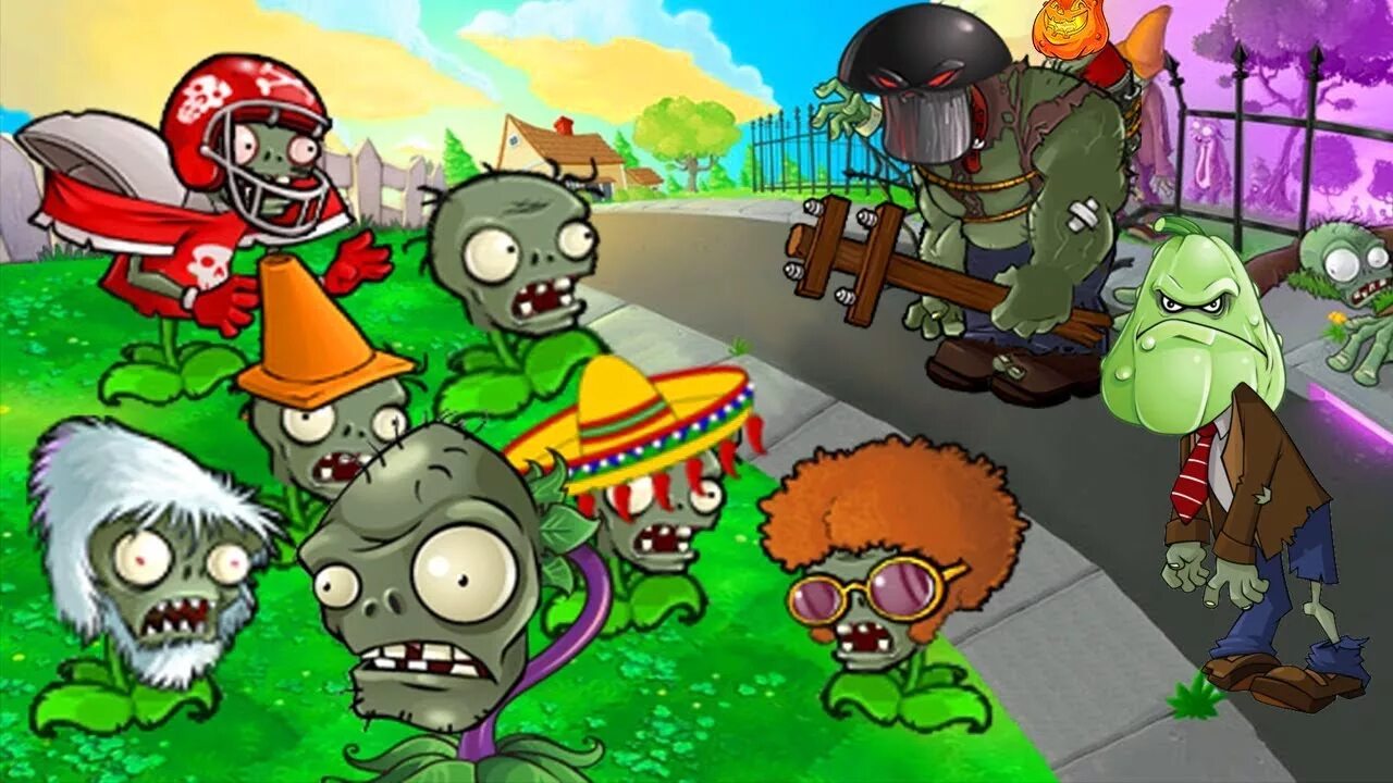 Растения против зомби 2 зомби. ПВЗ растения против зомби. Зомби из Plants vs Zombies 1. Растения против зомби 1 и 2. Арена зомби против растений