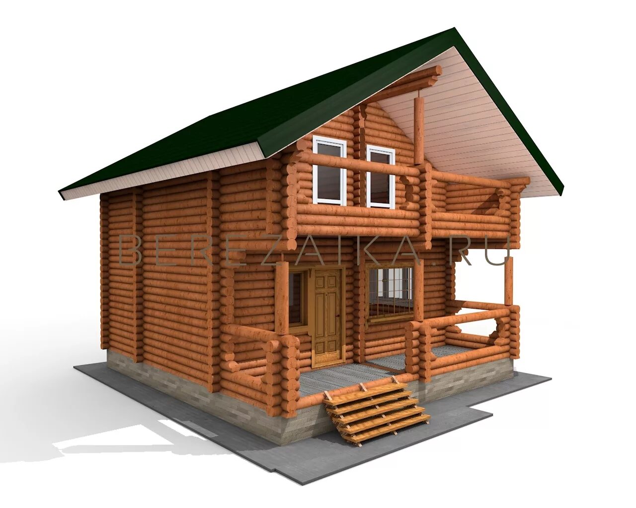 Проект природа - 99 из клееного бруса в Тюмени "ArtWood"