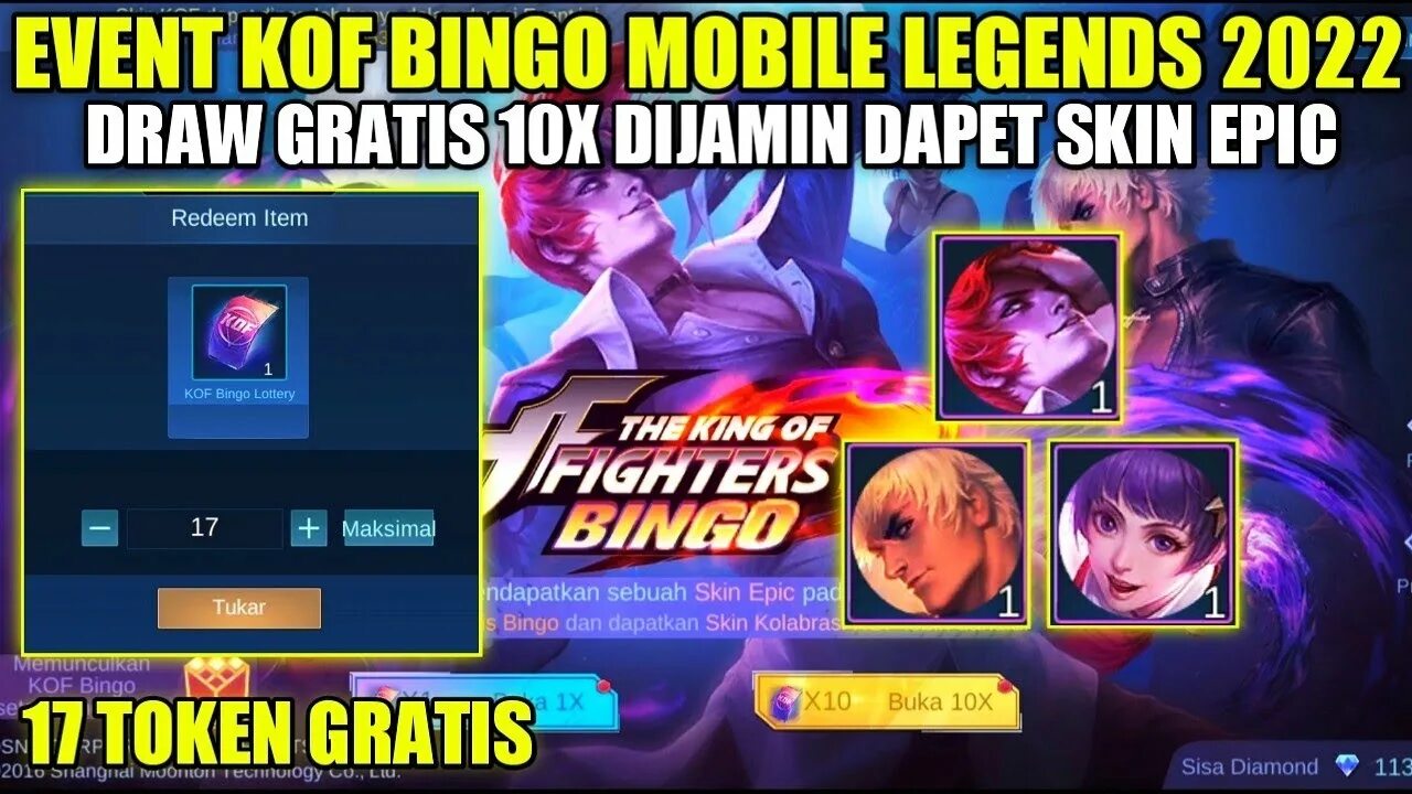 Kof бинго mobile legends. Млбб коф. Паттерны kof mobile legends. Хилос джунгл мобайл легенд. Паттерны kof mobile legends.
