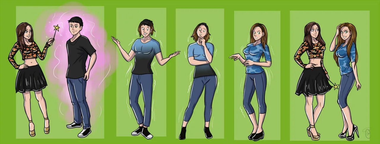 Notzackforwork. Grumpy tg comics. Tg help. Превратили в девушку. Помощь tg.