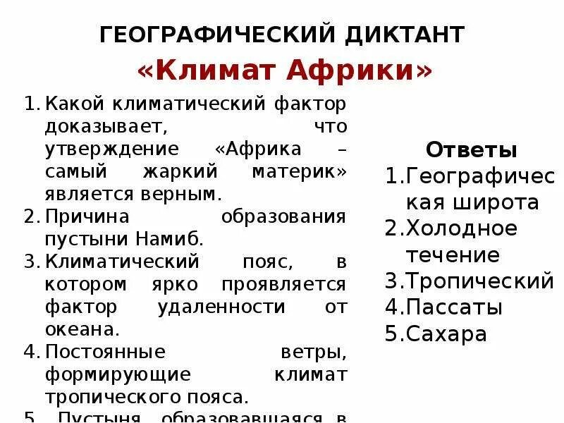 Африка 7 класс география тест с ответами. Географический диктант по географии 7 класс Африка. Географический диктант Африка 7 класс с ответами. Географический диктант по Африке 7 класс. Географический диктант по теме Африка.