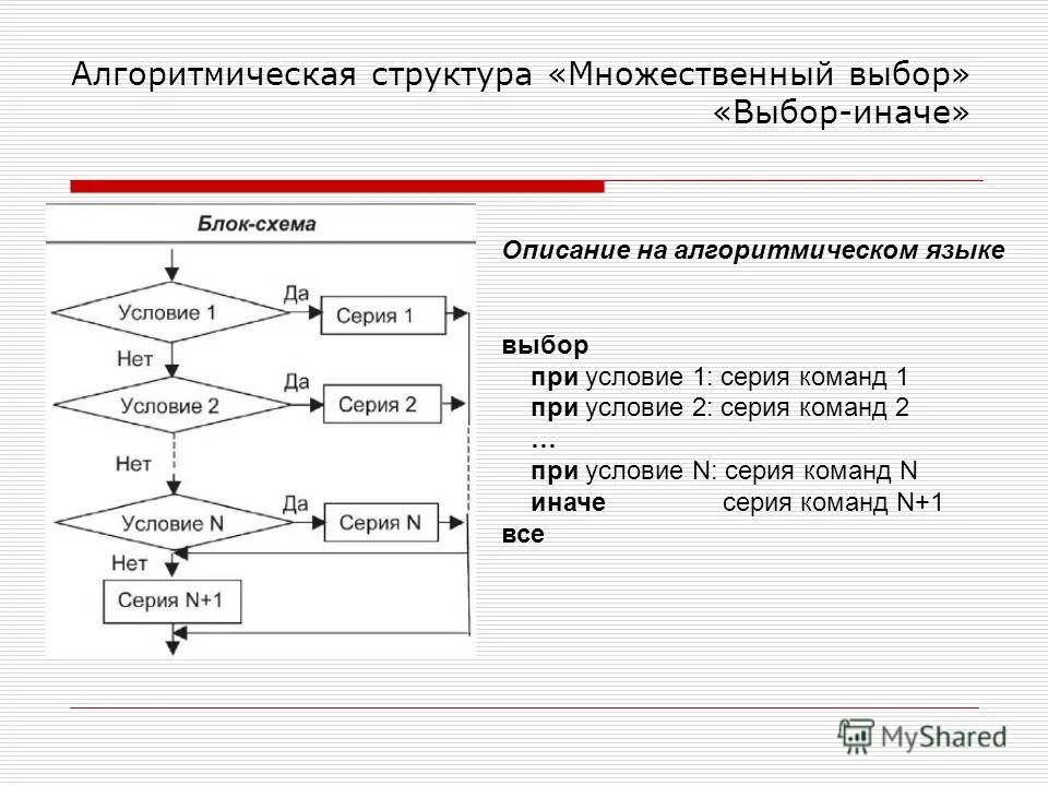 Тест программирование разветвляющихся алгоритмов