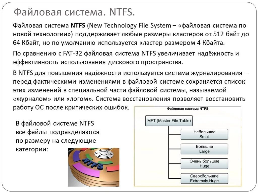 Файловая система нтфс. Структура файловой системы NTFS. Файловая таблица NTFS. Основные возможности файловой системы NTFS.. Считать любые файлы