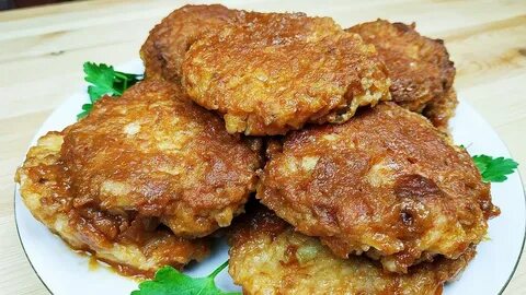 Котлеты из геркулеса постные с картошкой