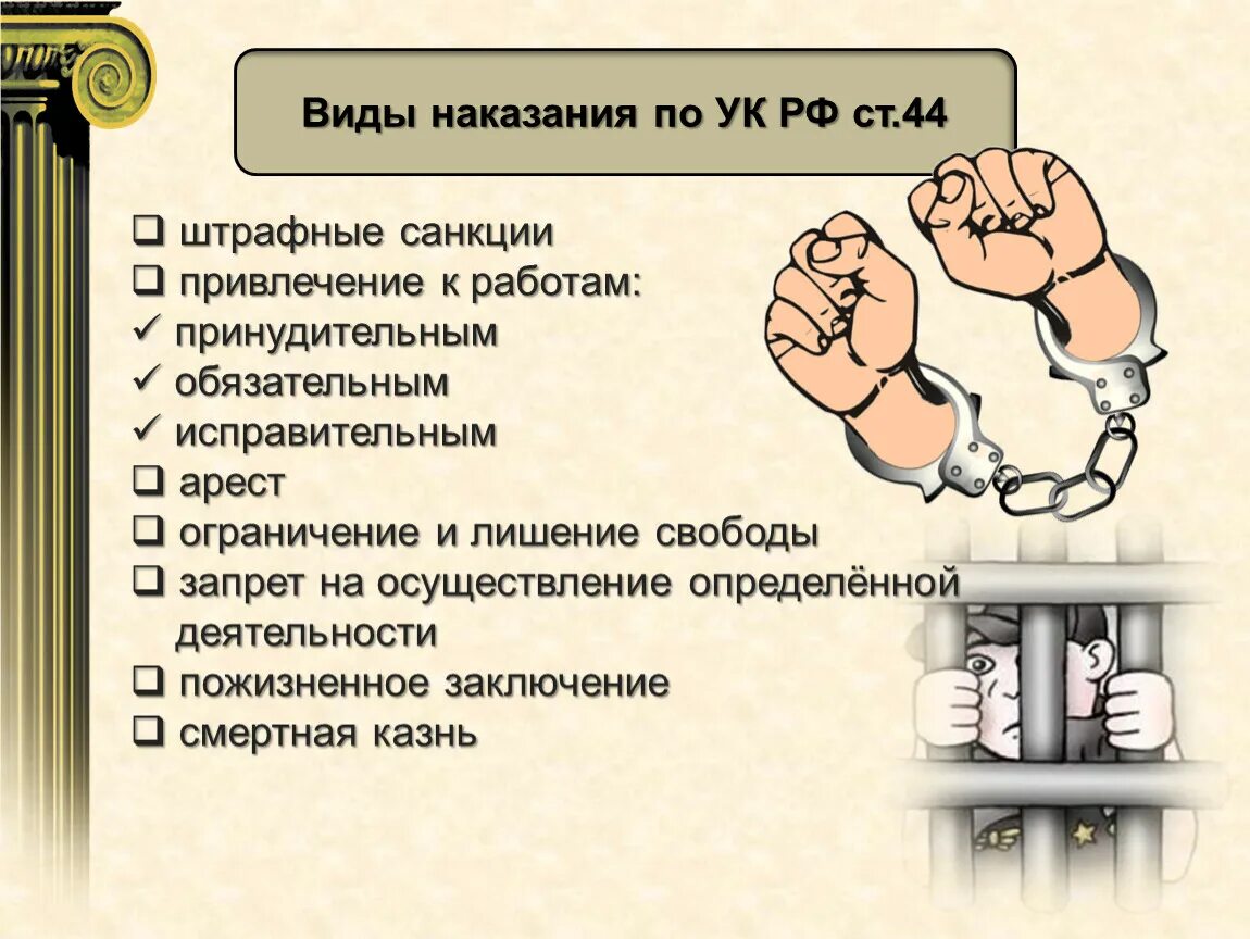 Виды наказаний. Конкретный вид наказания. Виды уголовных наказаний. Виды наказаний картинки. Виды наказаний связанных с изоляцией