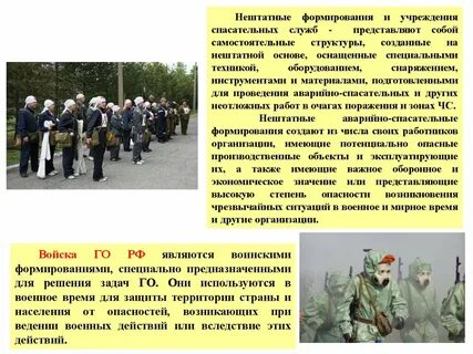 Войска мирного времени