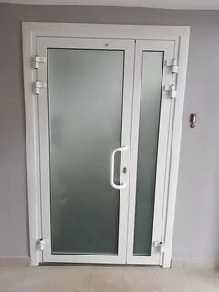 Дверь входная алюминиевая бу