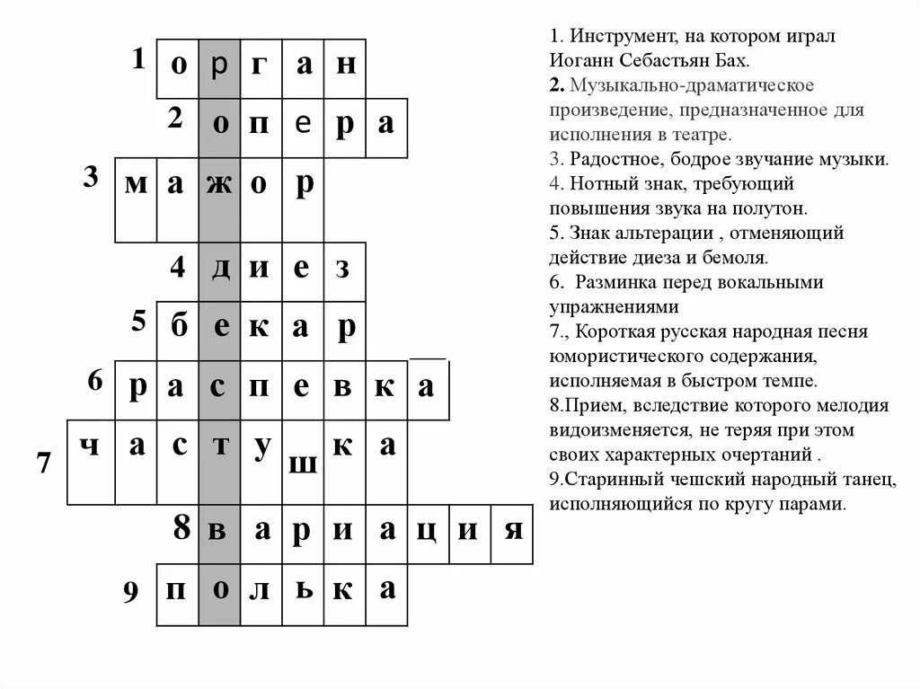 Кроссворд по Музыке с вопросами. Кроссворд на музыкальную тему. Кроссворд по Музыке 10 вопросов. Кроссворд по Музыке с вопросами и ответами.