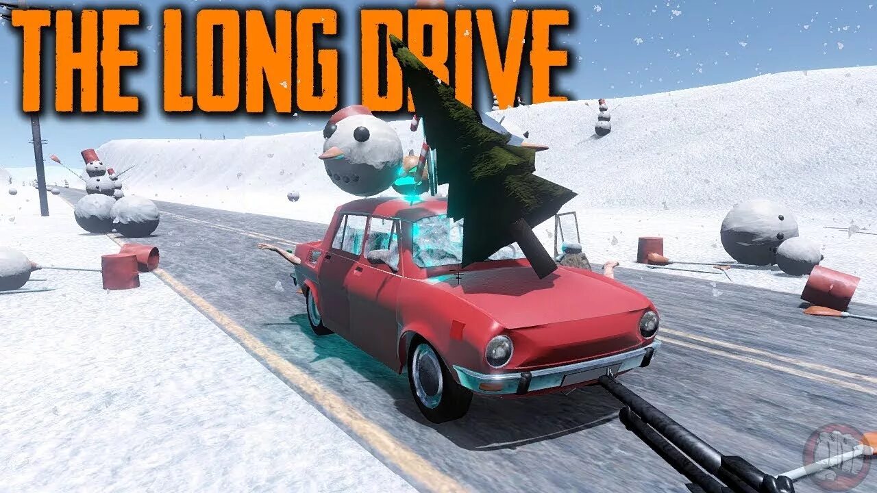 Игру long drive на телефон. The long Drive зима. The long Drive игра. The long Drive Снеговики. The long Drive машины.