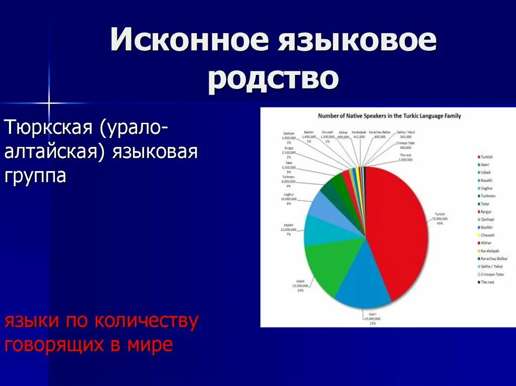 Тюркские языки языковая группа