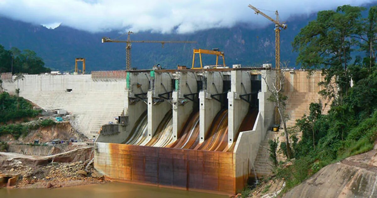Рогун гэс. Гэс сяовань. Dams constructions. Кран кабельного типа. Лимак констракшн дамбы.