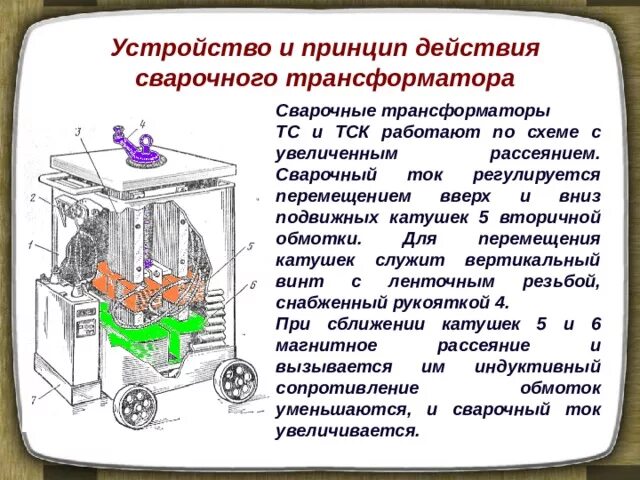 Работа сварочных трансформаторов. Сварочный трансформатор устройство и принцип действия. Сварочный трансформатор постоянного тока. Основные узлы сварочного трансформатора. Сварочные трансформаторы схема конструкции.