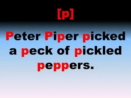 Скороговорка pickled pepper