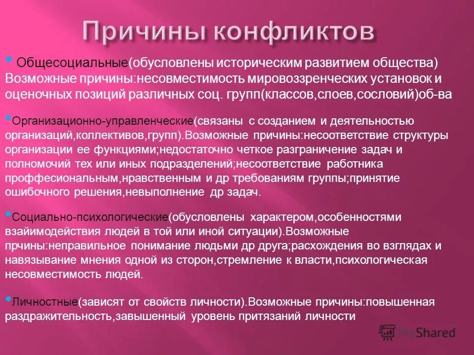 Конфликт зависит от. Конструктивные способы разрешения конфликтных ситуаций. Причины конфликтов в организации. Уровни конфликтов в организации. Конфликты по природе возникновения.