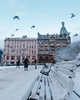 Санкт петербург снег