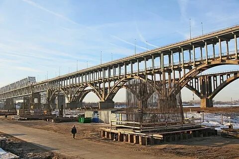 Нижний новгород мост через волгу