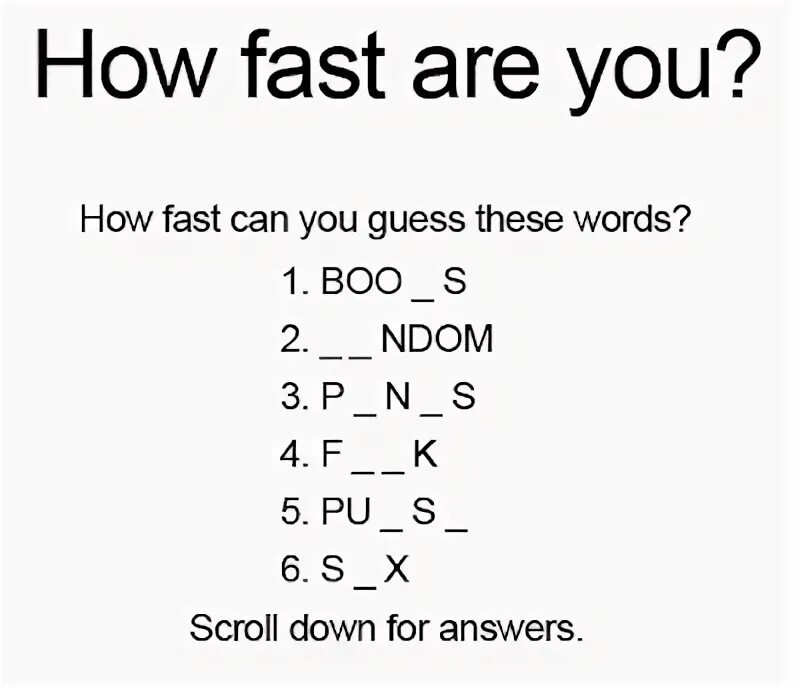 How fast can you. How fast can you