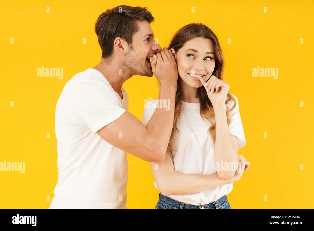 Man whispering