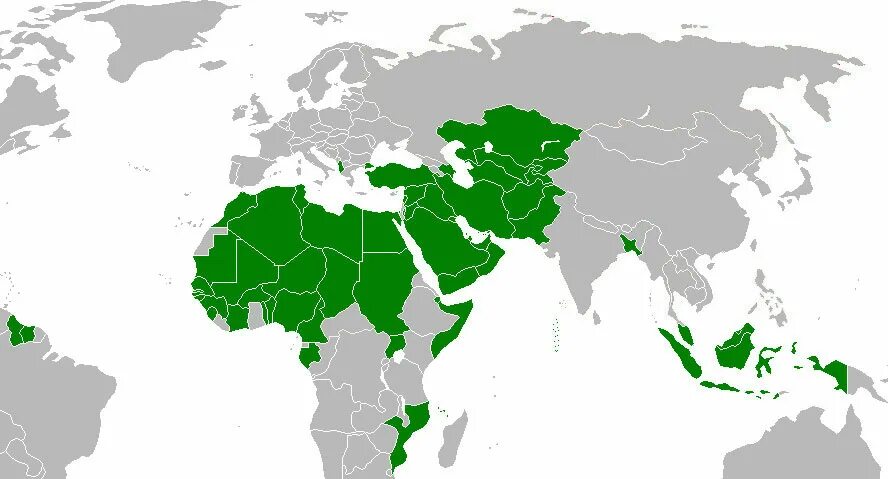 Какой мусульман в мире. Карта распространения Ислама в мире. Карта Ислама в мире. Распространение Ислама в мире. География Ислама.