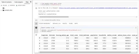 Google collab python
