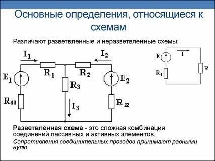 Схема выходных цепей