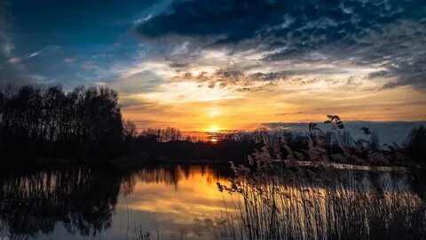 Природа вечерний пейзаж
