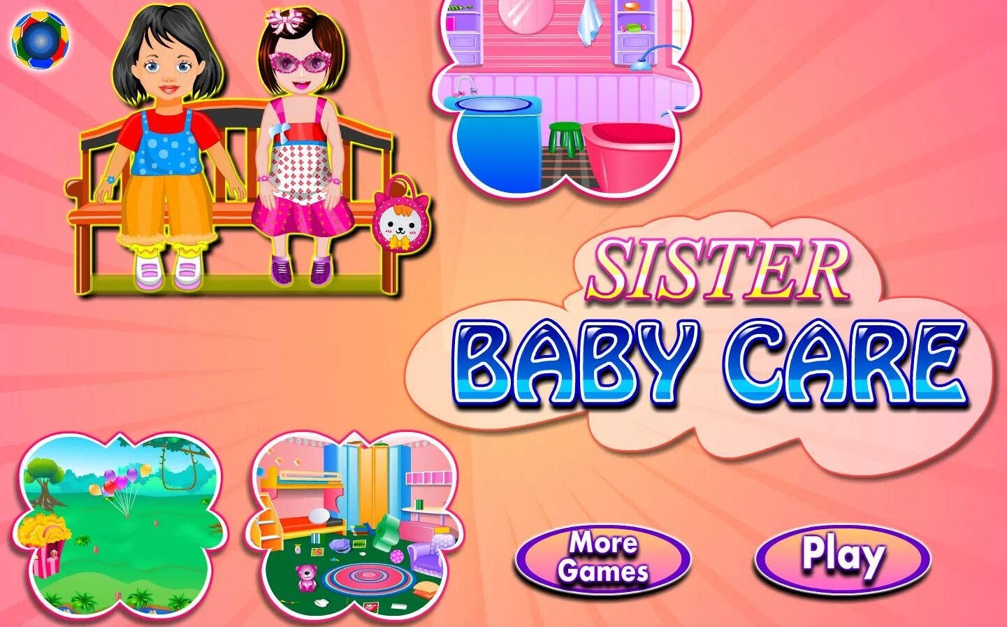 Sisters android. Игры с сестрой. Систер систер систер игра. Baby sister игра. Baby Care game Android.