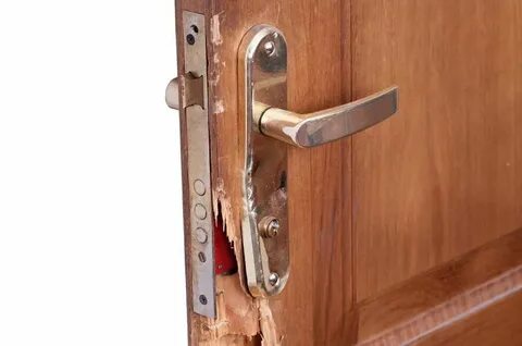 Broken door