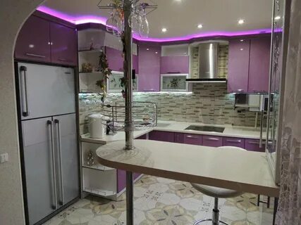 Проект кухни с барной стойкой