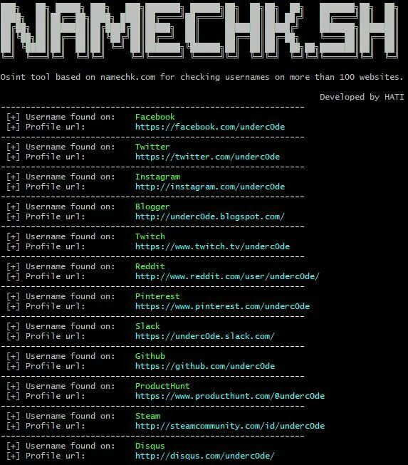 Profile url