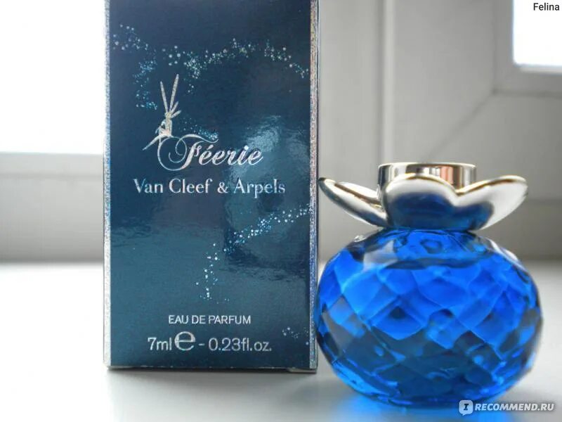 Van Cleef & Arpels - Feerie Eau de Parfum. Van Cleef Arpels Feerie. Туалетная вода van Cleef & Arpels Féerie. Духи Ван Клиф синие с феей на крышке.