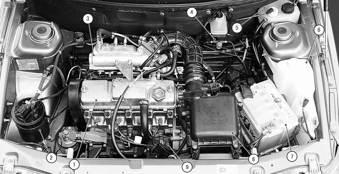 Моторный отсек ВАЗ 2110. Моторный отсек ВАЗ 2111. Моторный отсек ВАЗ 2111 инжектор 8 клапанов. Система охлаждения двигателя 2110.