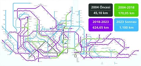 Схема метрополитена 2023