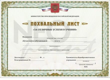 Похвальный лист омоним к словосочетанию