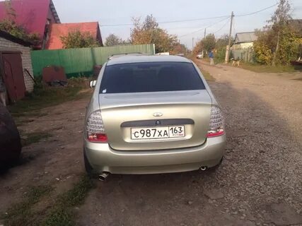 Задние фары калина седан