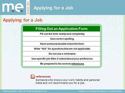 Have you applied for the job