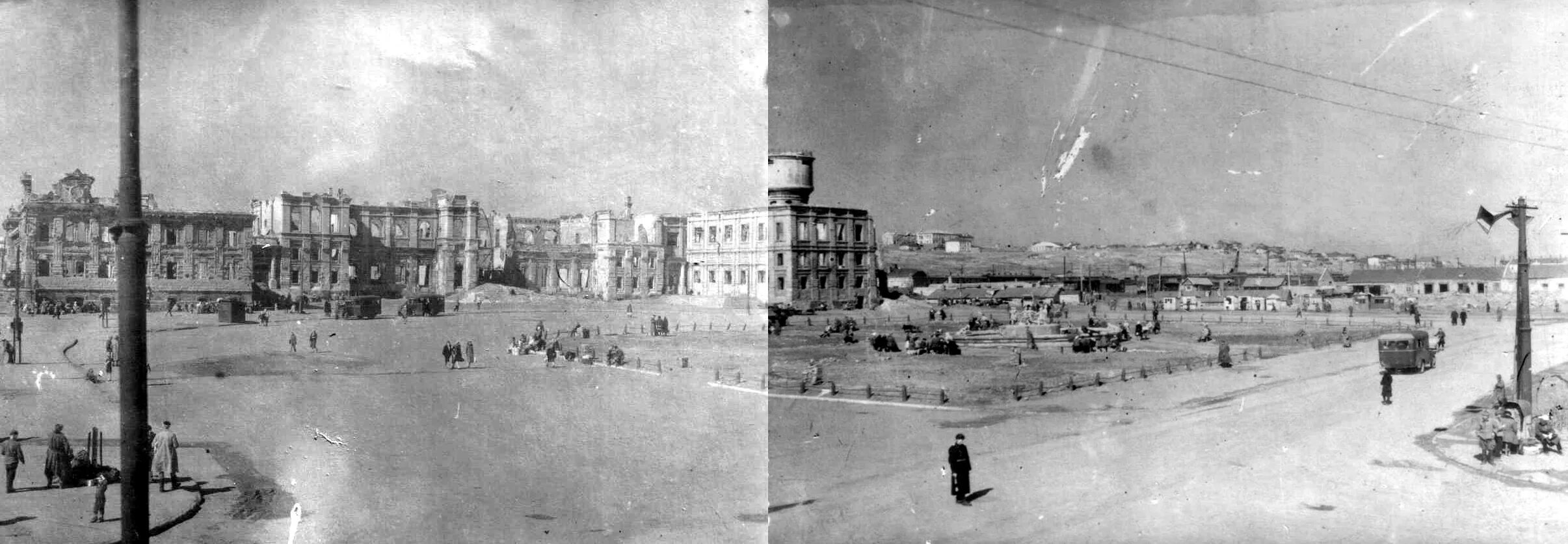 Площадь павших борцов волгоград до войны. Площадь сталинград во франции. Сталинград площадь павших борцов 1942-1943. Вокзал сталинград 1943. Сталинградская битва презентация.