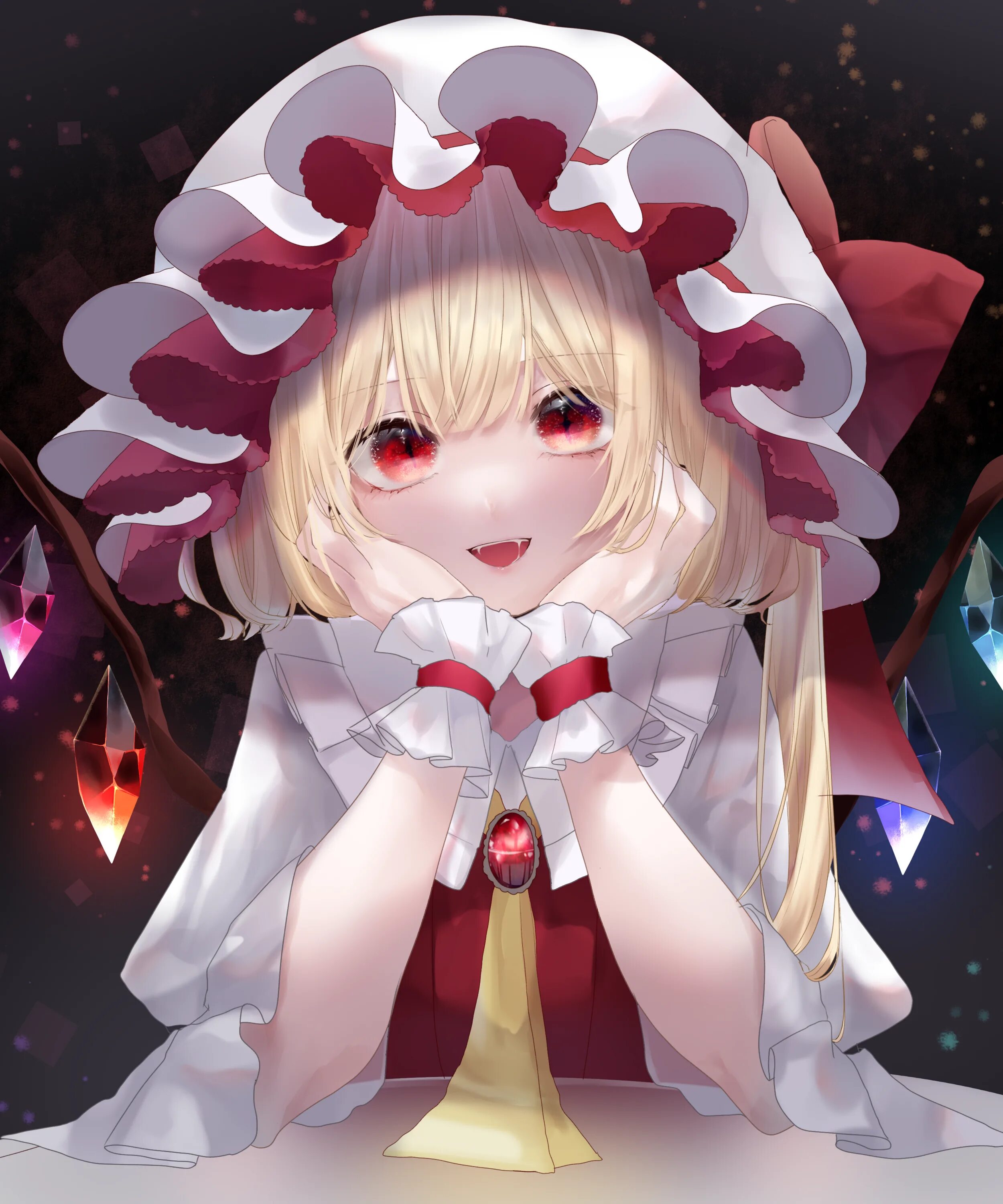 Flandre scarlet. Фландр Скарлет. Фландр Скарлет Тохо. Тоухоу Проджект Скарлет Фландре.