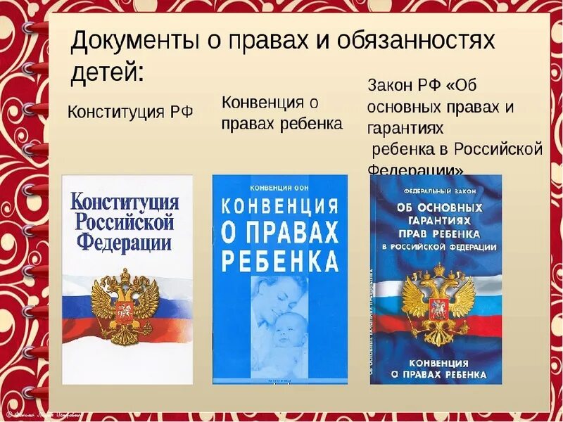 Конвенция и федеральный закон. Документы о правах и обязанностях ребенка. Законы о правах ребенка. Конституция о правах ребенка. Основные документы о правах и обязанностях ребенка.