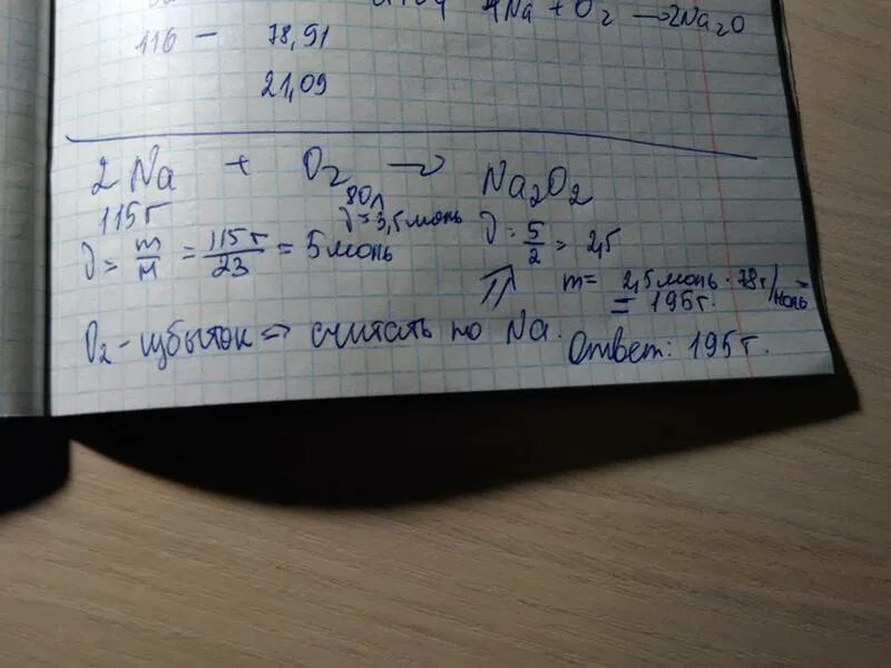 После полного растворения 0.115 г натрия